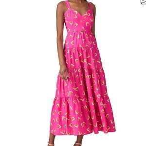 Color Me Courtney Watermelon Print Maxi Dress